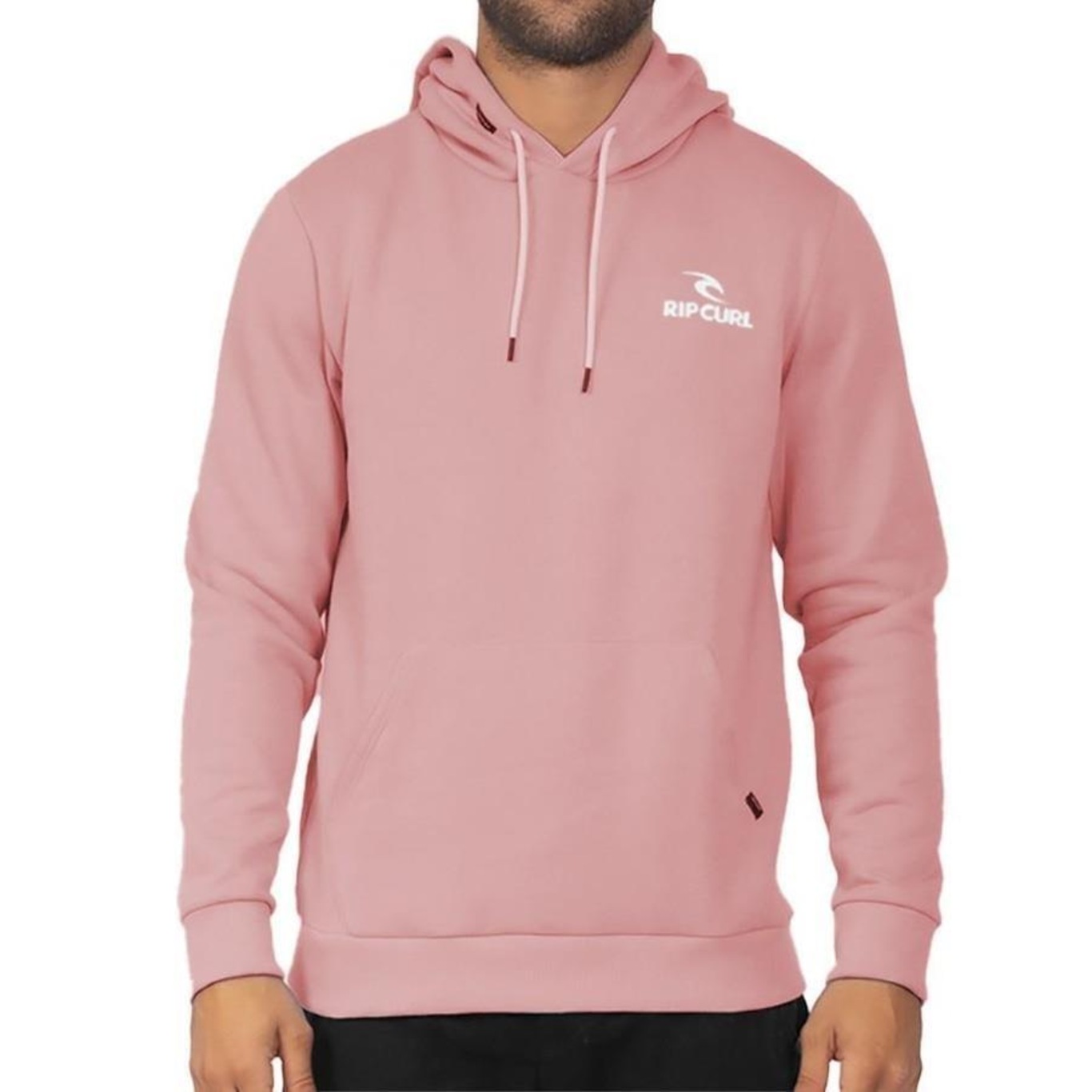 Blusão de Moletom com Capuz Rip Curl Brand Stack WT23 Dawn Rose - Masculino - Foto 1