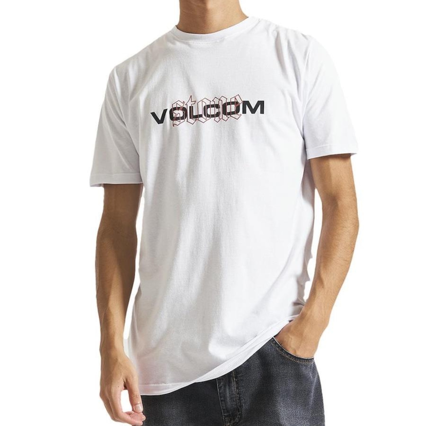 Camiseta Volcom Cover Up Wt23 - Masculina - Foto 1