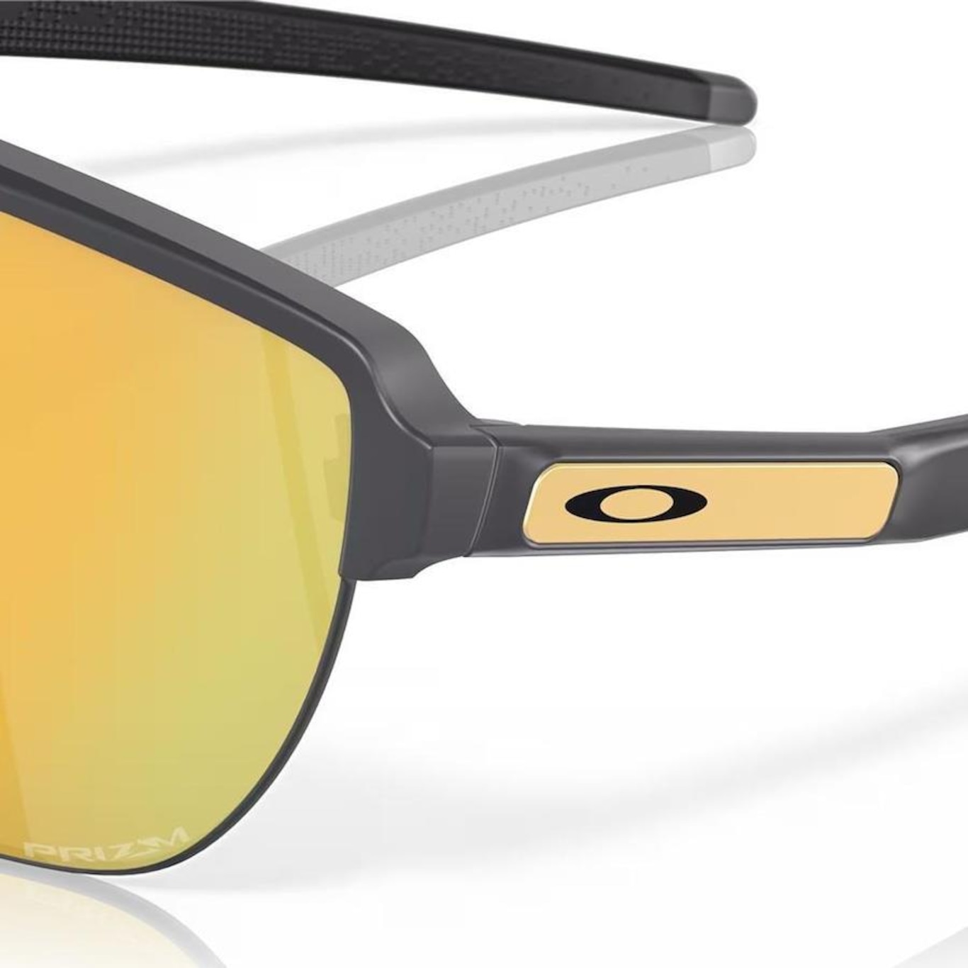 Óculos de Sol Unissex Oakley Corridor Matte Carbon 24K Iridium - Foto 2