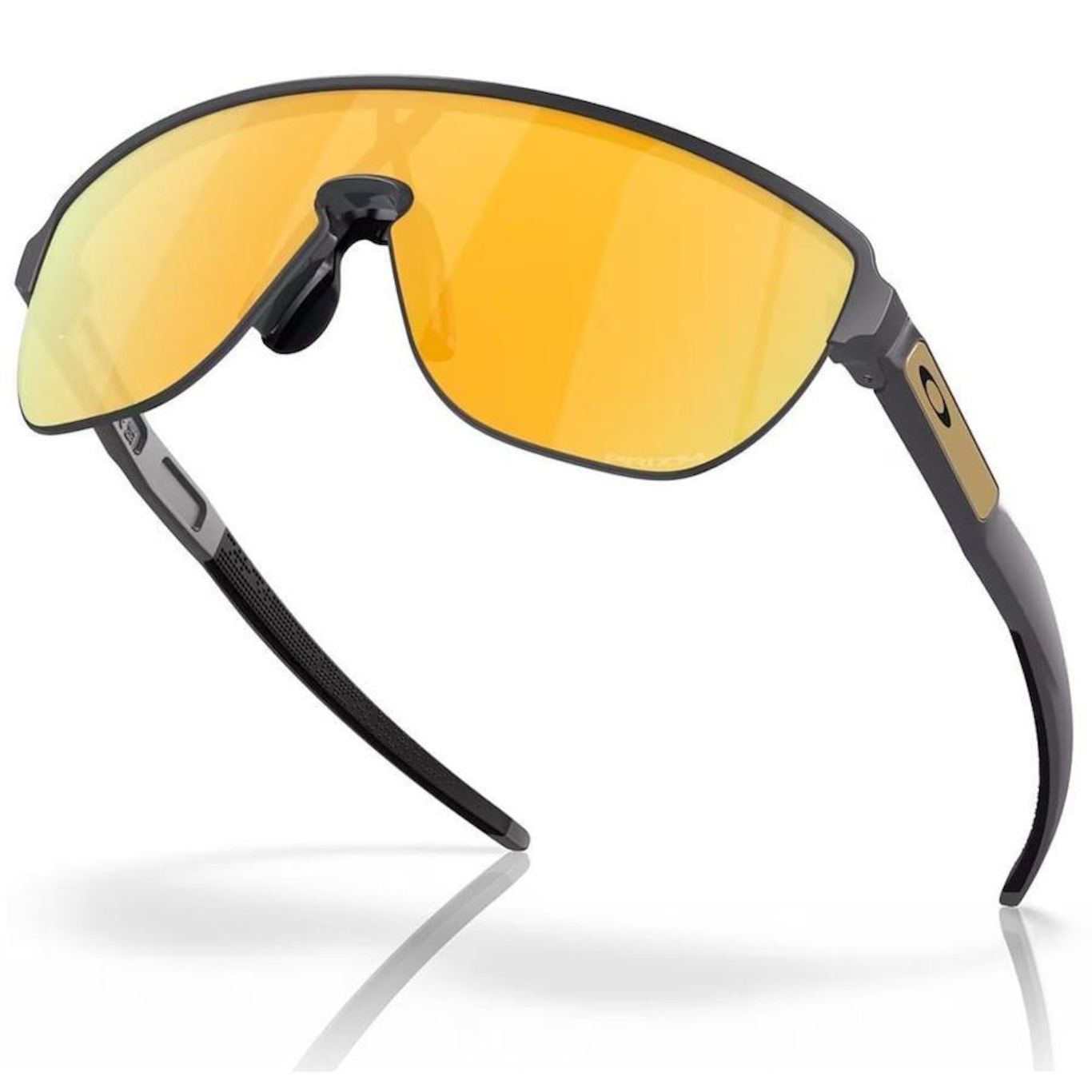 Óculos de Sol Unissex Oakley Corridor Matte Carbon 24K Iridium - Foto 6