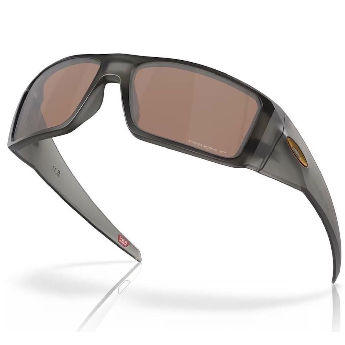 Óculos de Sol Oakley Unissex Heliostat Matte Grey Smoke - Foto 2