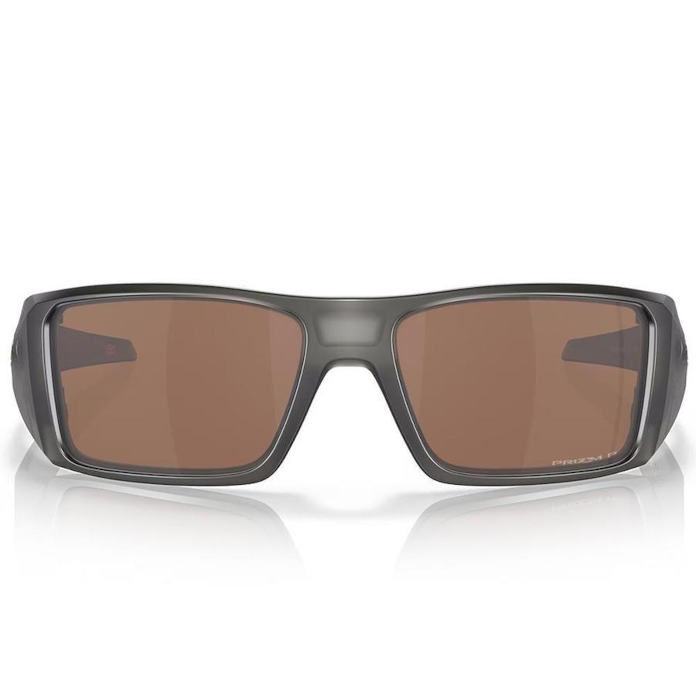 Óculos de Sol Oakley Unissex Heliostat Matte Grey Smoke - Foto 4