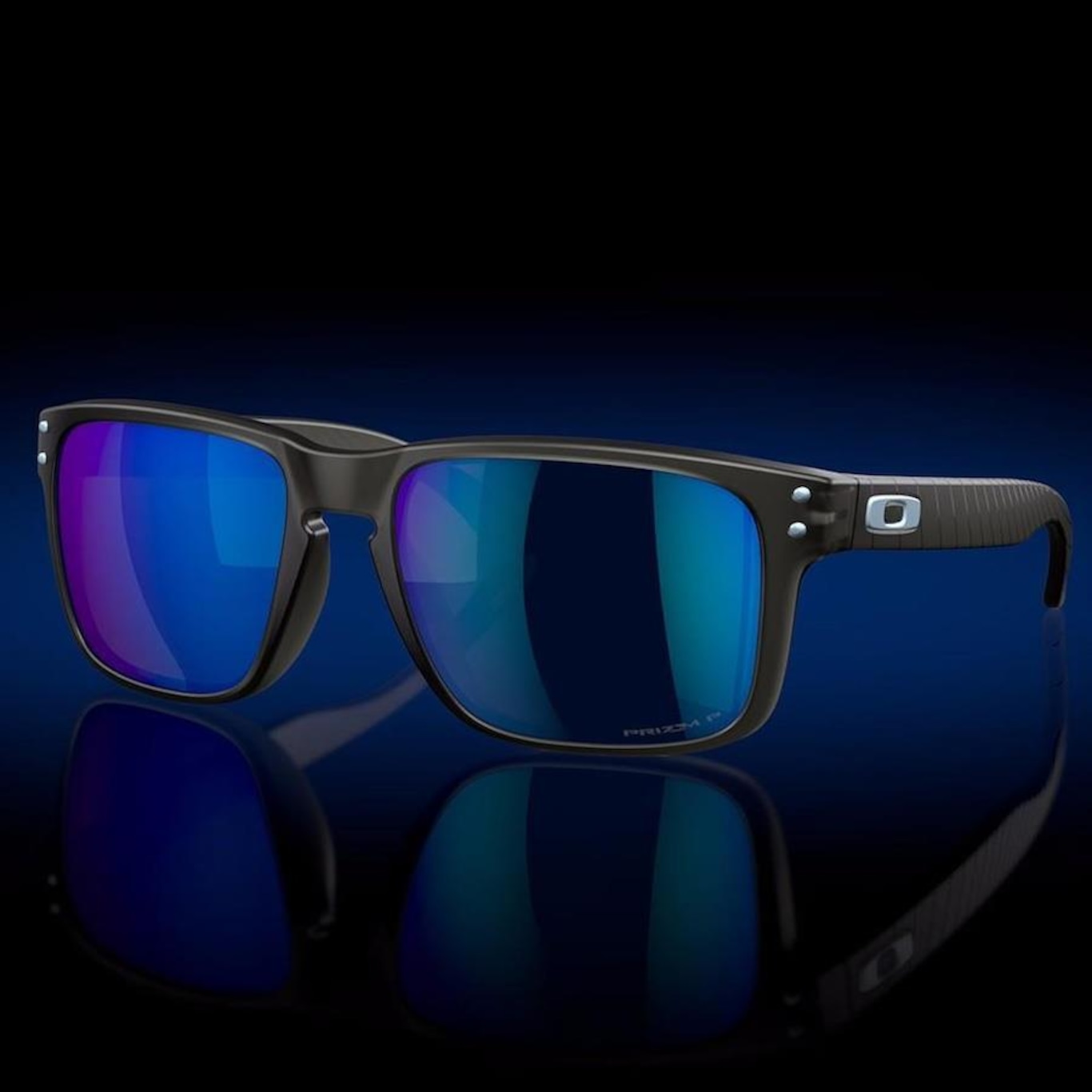 Óculos de Sol Unissex Oakley Holbrook Matte Smoke X555 - Foto 2