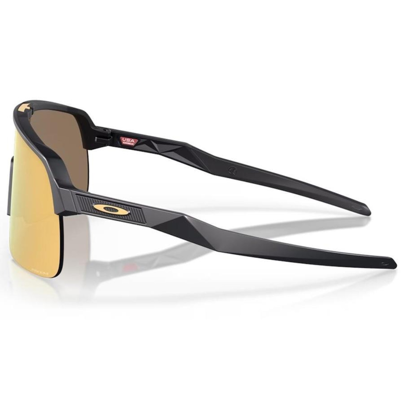 Óculos de Sol Unissex Oakley Sutro Lite Matte Carbon Prizm 24K - Foto 2