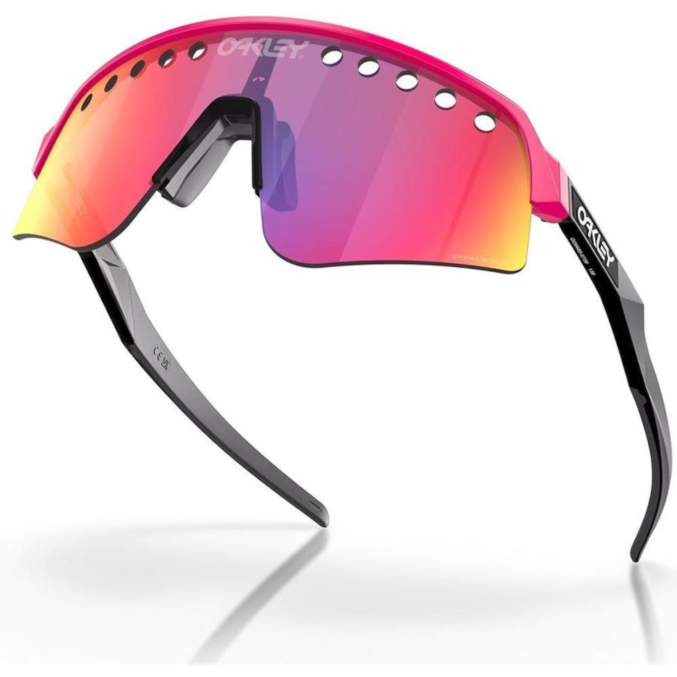 Óculos de Sol Oakley Unissex Sutro Lite Sweep Pink Prizm Road - Foto 2