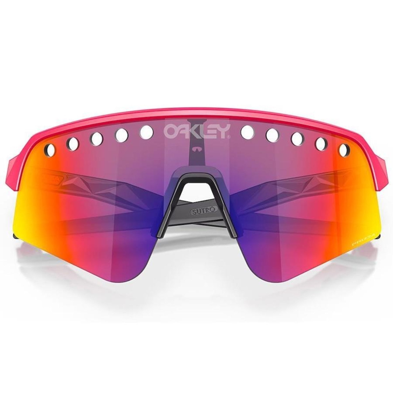 Óculos de Sol Oakley Unissex Sutro Lite Sweep Pink Prizm Road - Foto 5