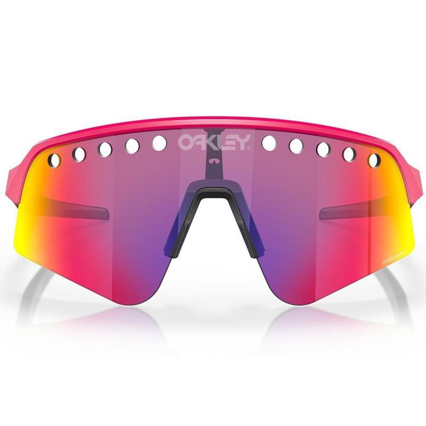 Óculos de Sol Oakley Unissex Sutro Lite Sweep Pink Prizm Road - Foto 6