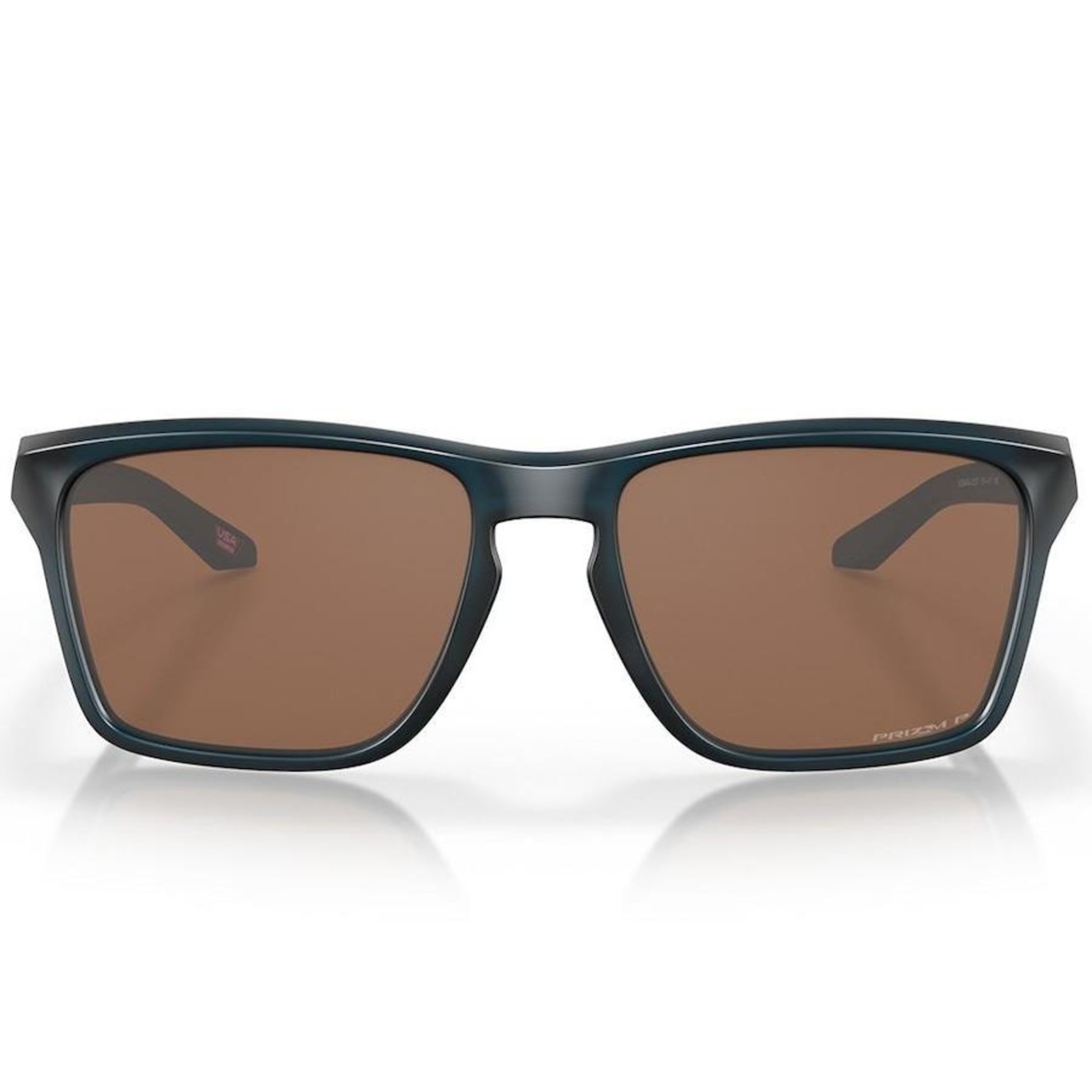 Óculos de Sol Unissex Oakley Sylas Matte Trans Poseidon 3560 - Foto 4