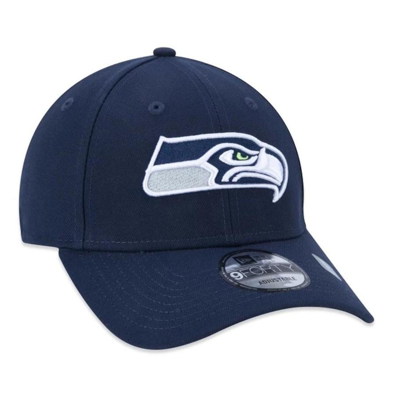 Boné Aba Curva New Era Seattle Seahawks 940 Classic - Strapback - Adulto - Foto 1