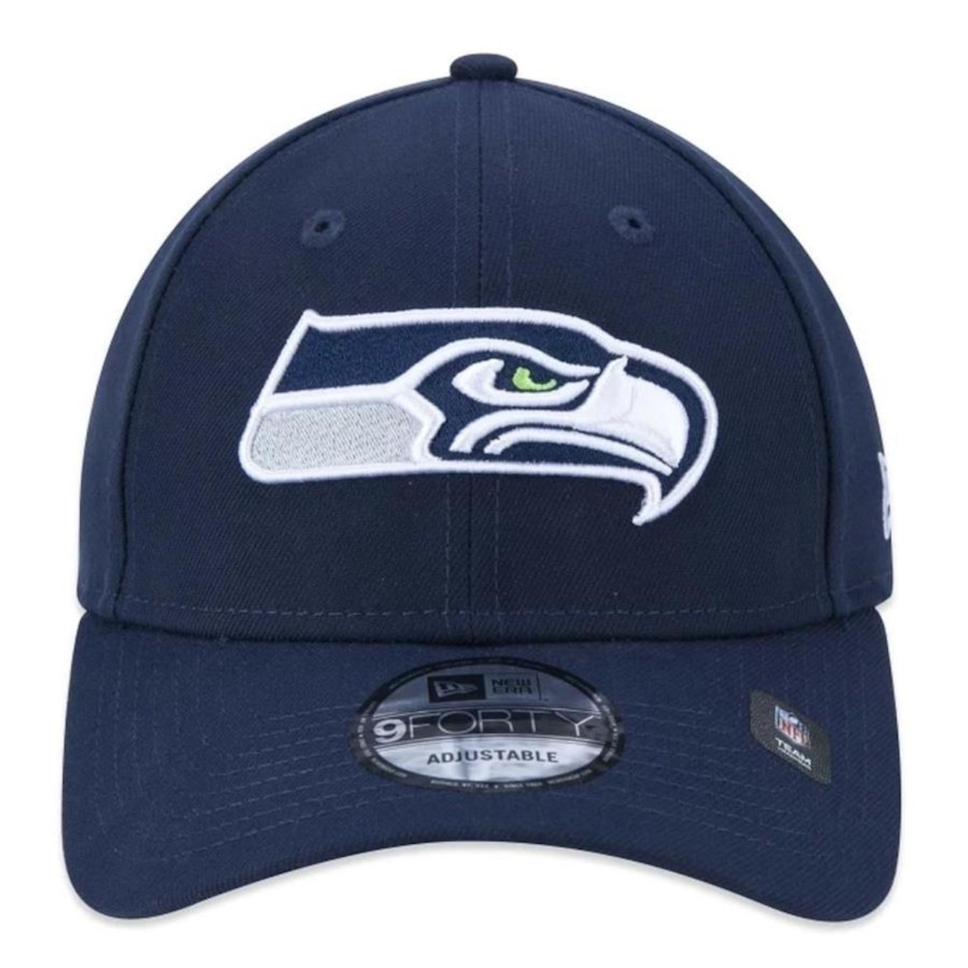 Boné Aba Curva New Era Seattle Seahawks 940 Classic - Strapback - Adulto - Foto 3