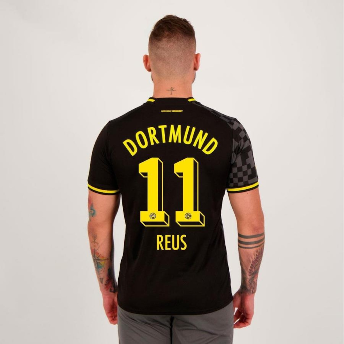 Camisa Borussia Dortmund Away 2023 com Patrocínio Reus 11 Puma - Masculina - Foto 2
