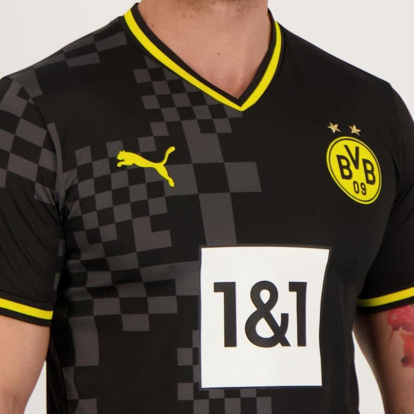 Camisa Borussia Dortmund Away 2023 com Patrocínio Reus 11 Puma - Masculina - Foto 4