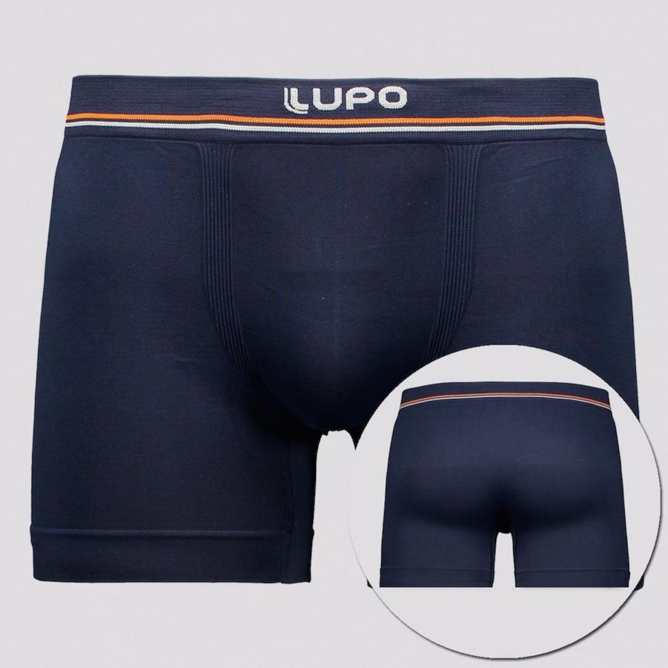 Kit Cueca Boxer Lupo Microfibra Seamless Sortidas - 3 unidades - Masculina - Foto 3