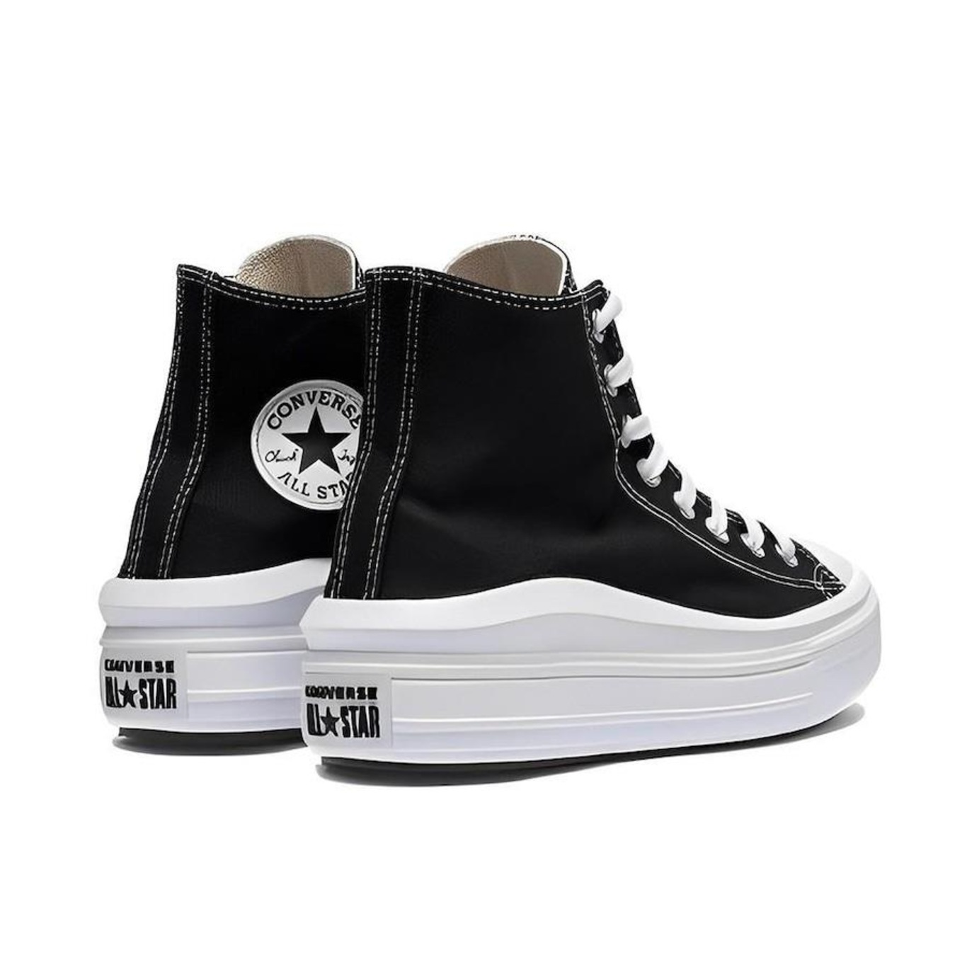 All Star Chuck Taylor Move Preto Cano Alto