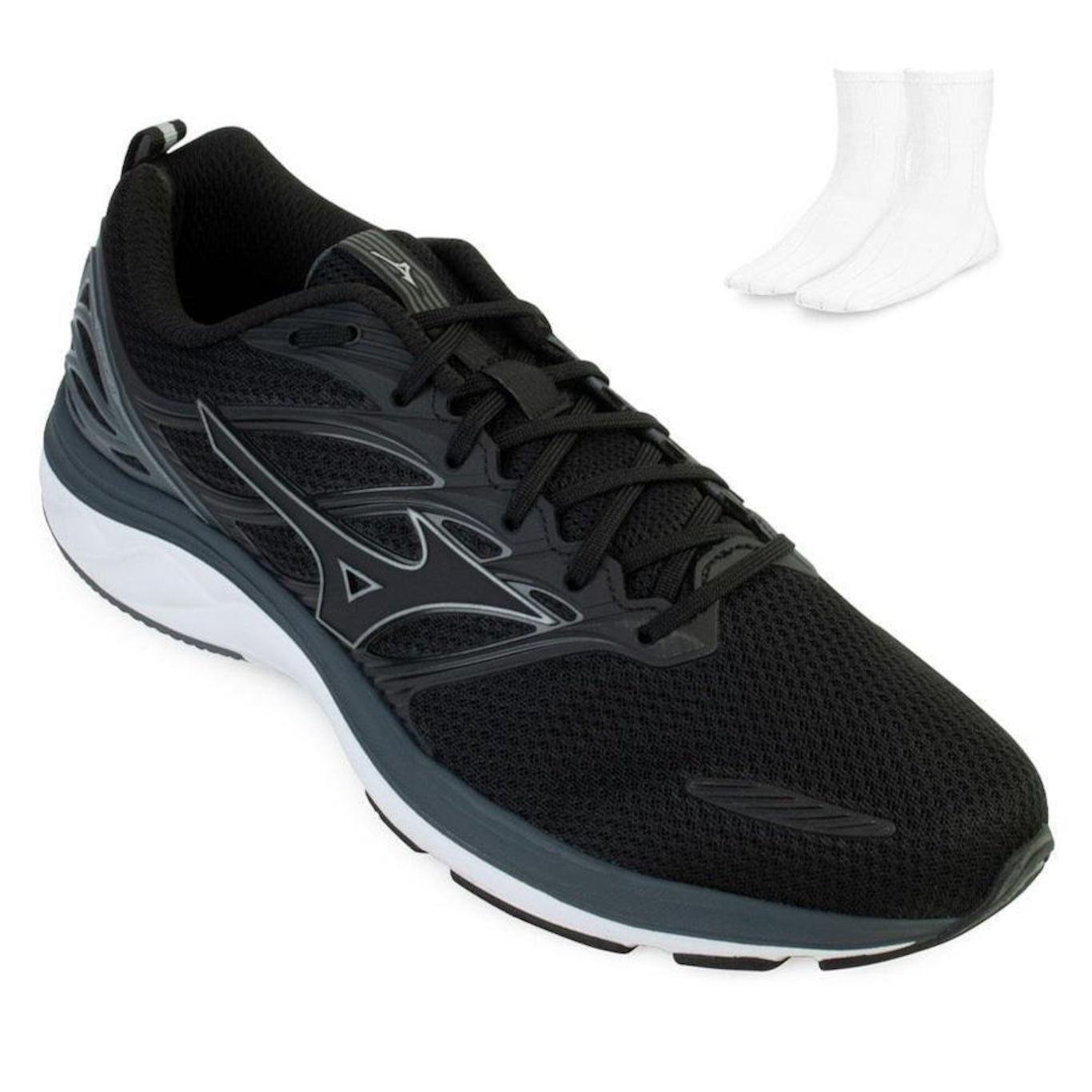 Tênis Mizuno Space 3 + Par de Meias MZ23 - Masculino - Foto 1