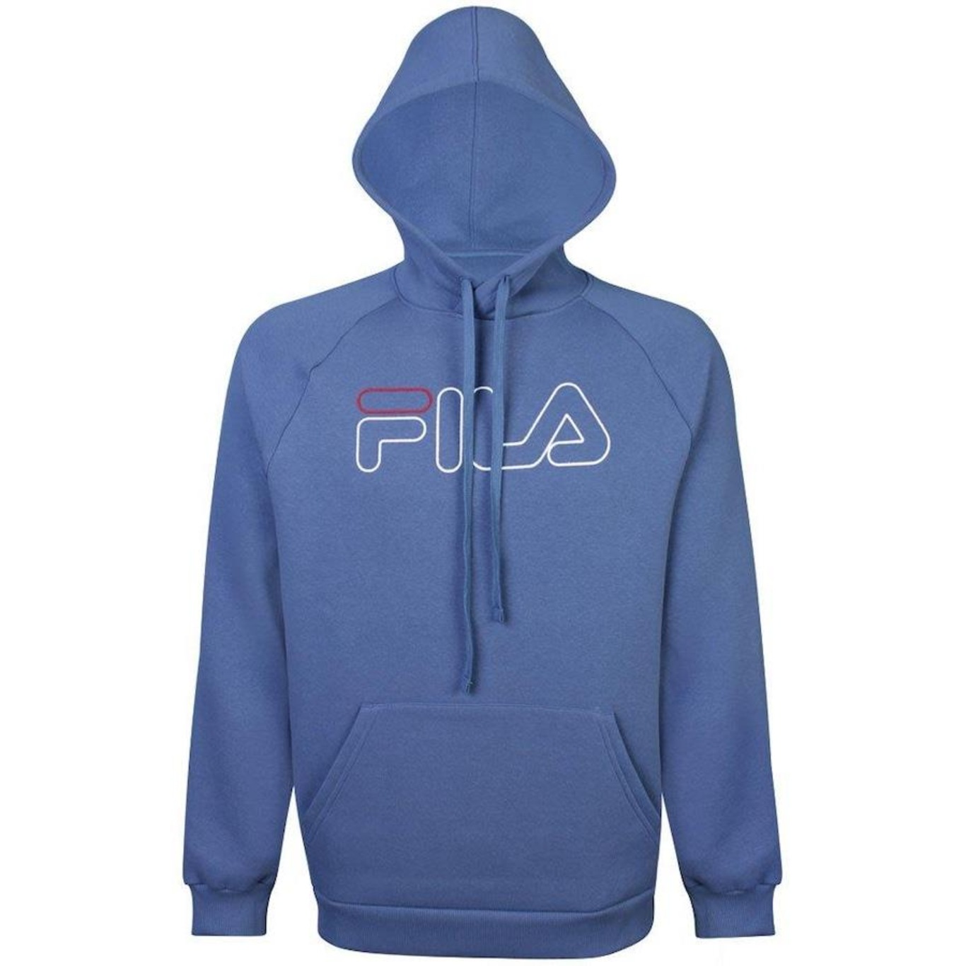 Blusão de Moletom com Capuz Fila Letter Outline Winter - Masculino - Foto 1