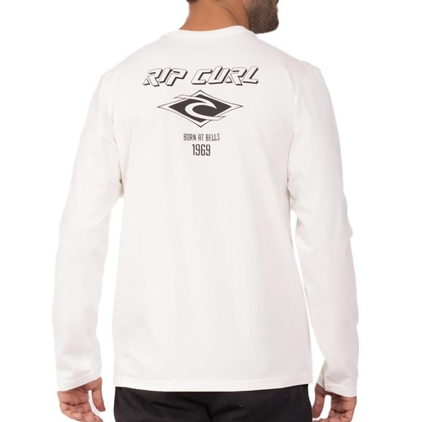 Camiseta Rip Curl Fadeout Essential Manga Longa - Masculina - Foto 2