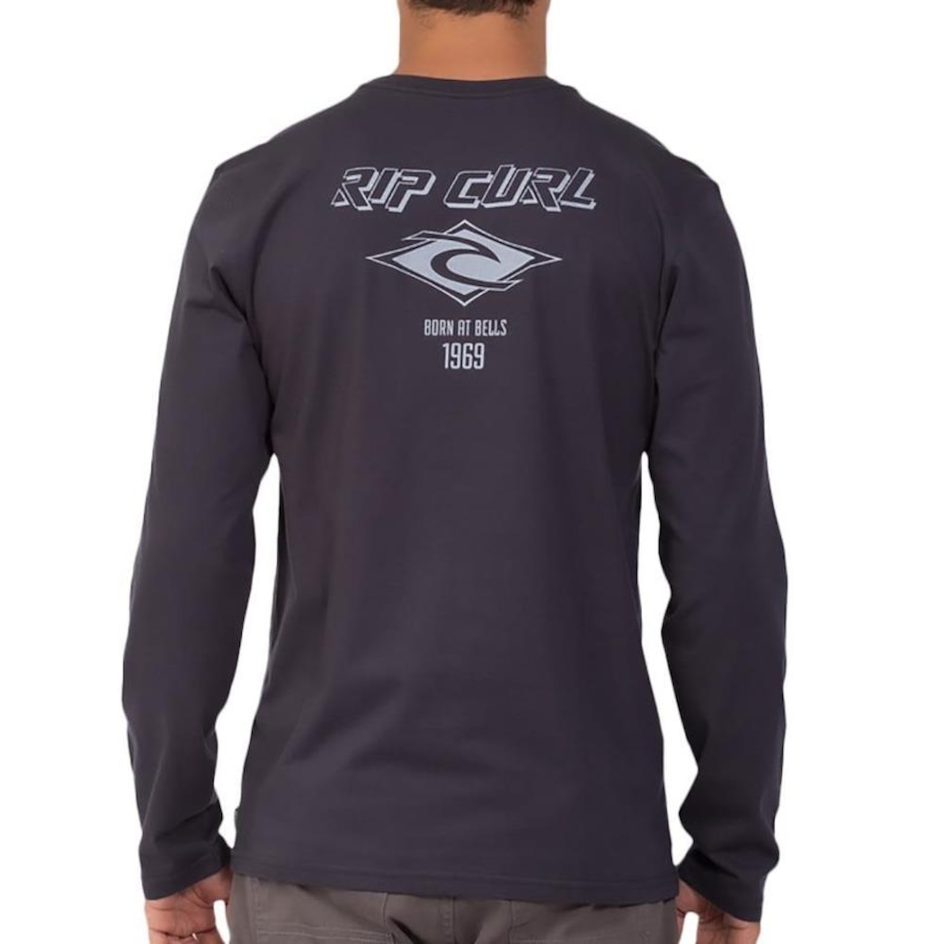 Camiseta Rip Curl Fadeout Essential Manga Longa - Masculina - Foto 2