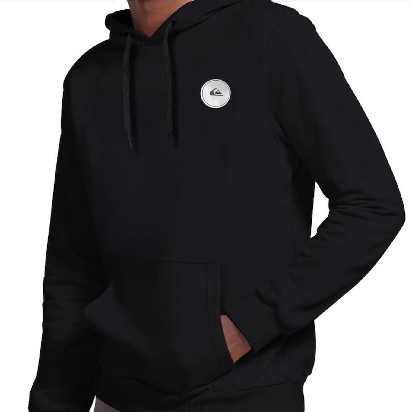 Blusão de Moletom com Capuz Quiksilver Transfer Round - Masculino - Foto 3