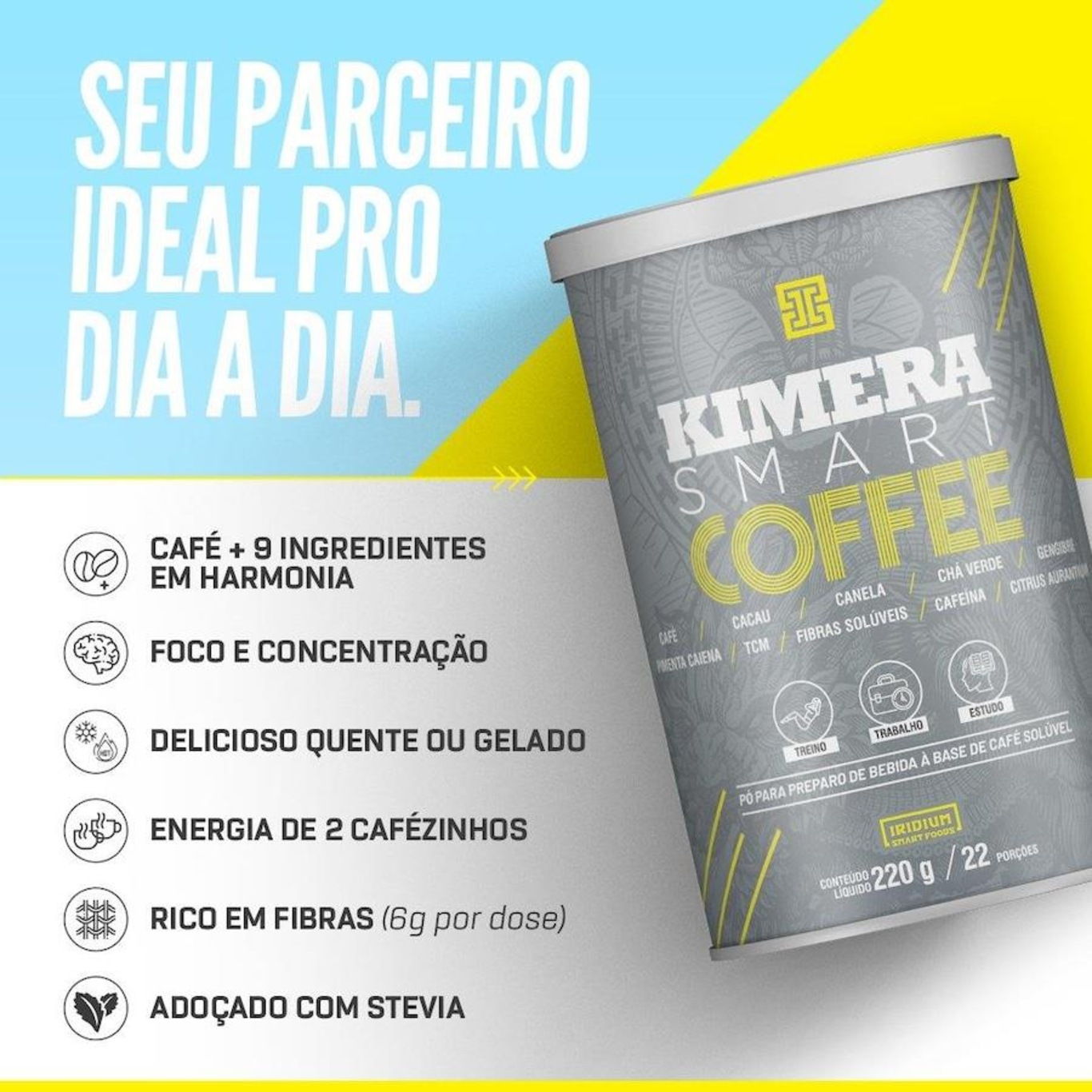 Kit Kimera Smart Coffee Iridium Labs - 440g - 2 unidades - Foto 3