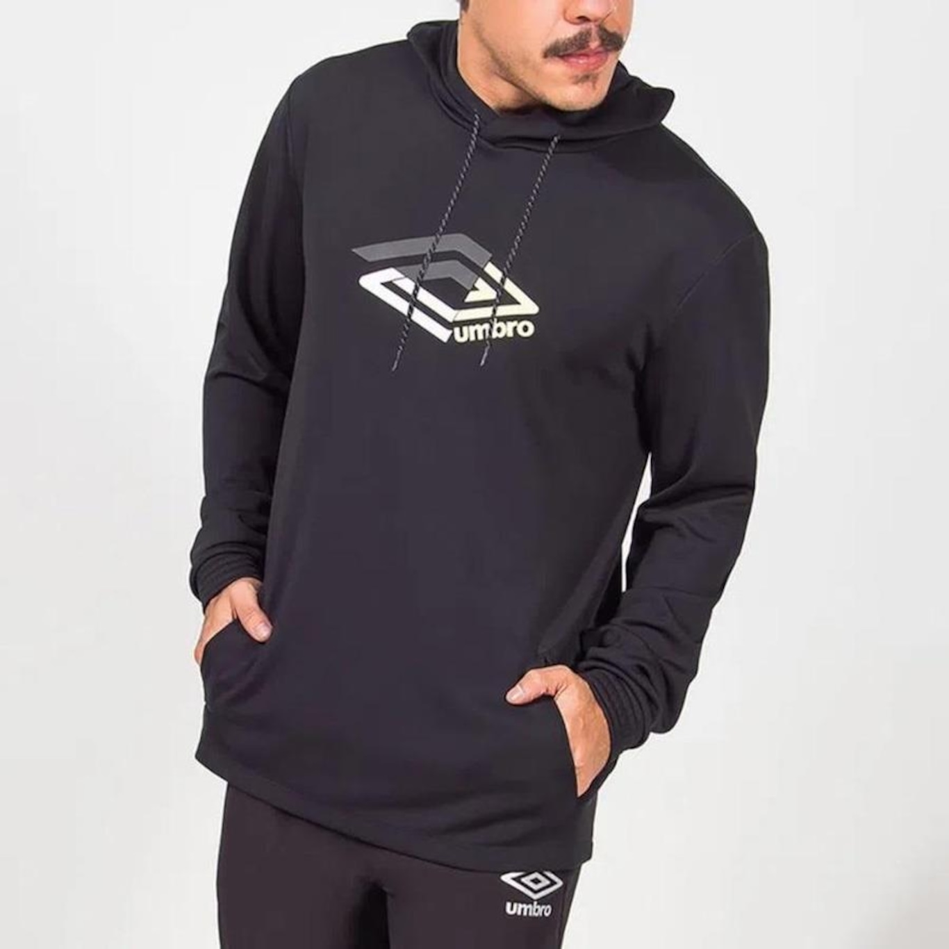 Blusão de Moletom com Capuz Umbro Skill Oficial - Masculino - Foto 1