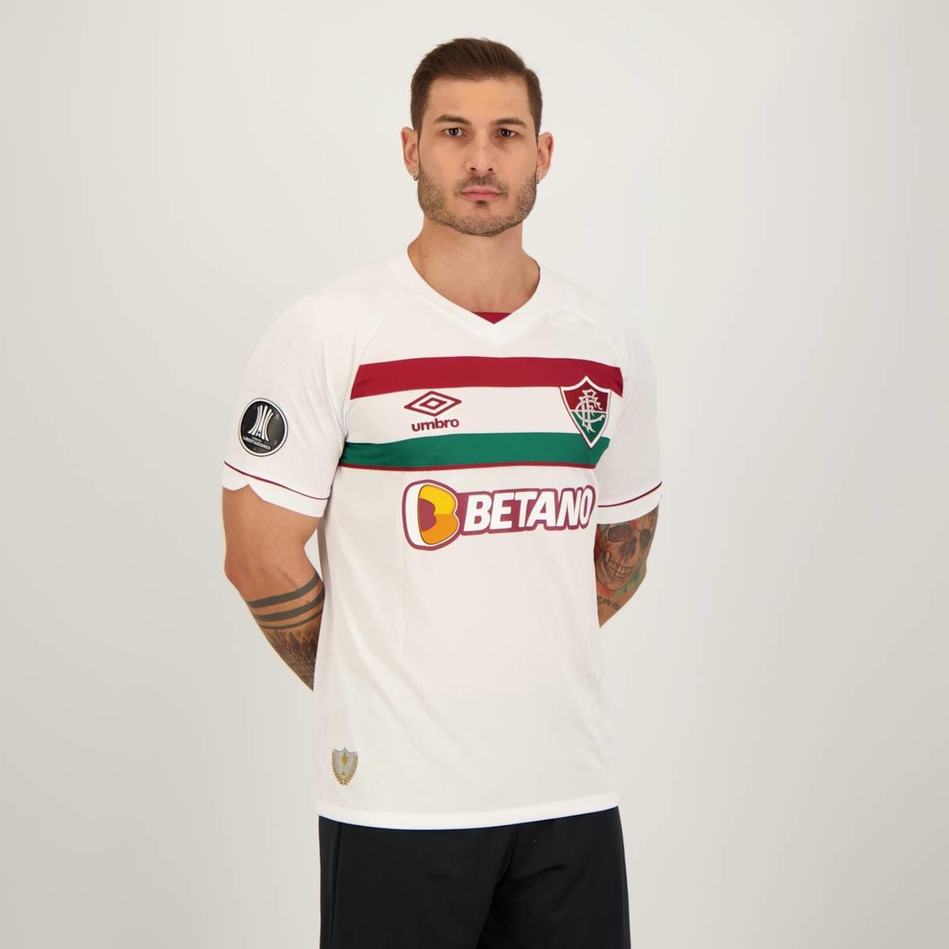 Camisa do Fluminense Ii 2023 Libertadores Umbro - Masculina - Foto 2