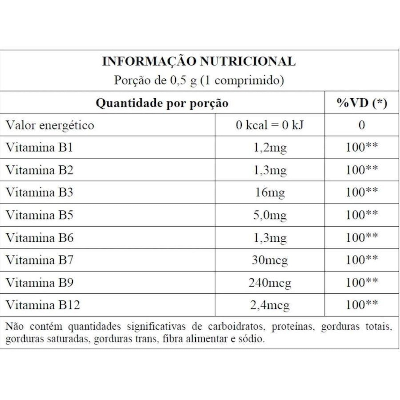 Kit 4x Vitamina Complexo B Unilife Vegana 500 mg 240 comprimidos - Foto 3