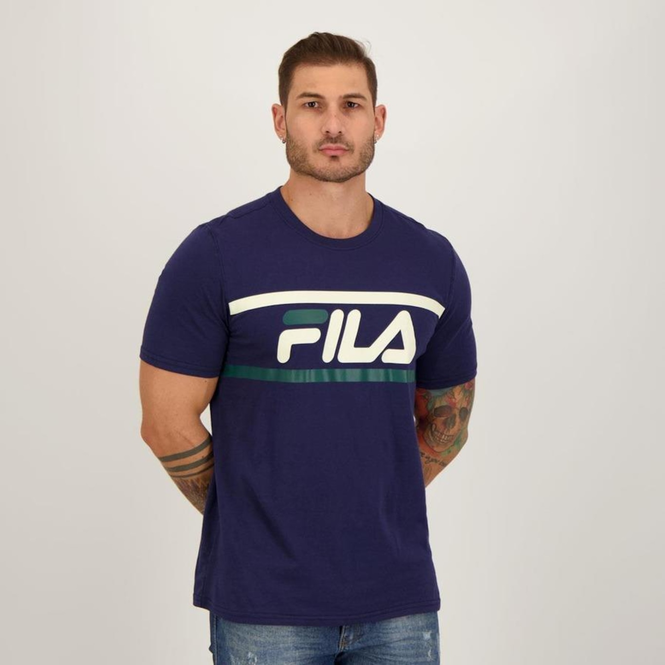 Camiseta Fila Letter Colors - Masculina - Foto 5