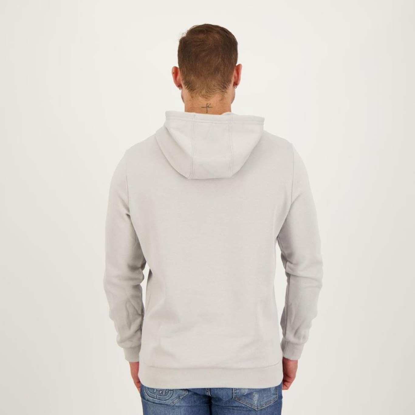 Blusa Moletom Puma MAPF1 ESS Fleece Hoodie Masculina Cinza