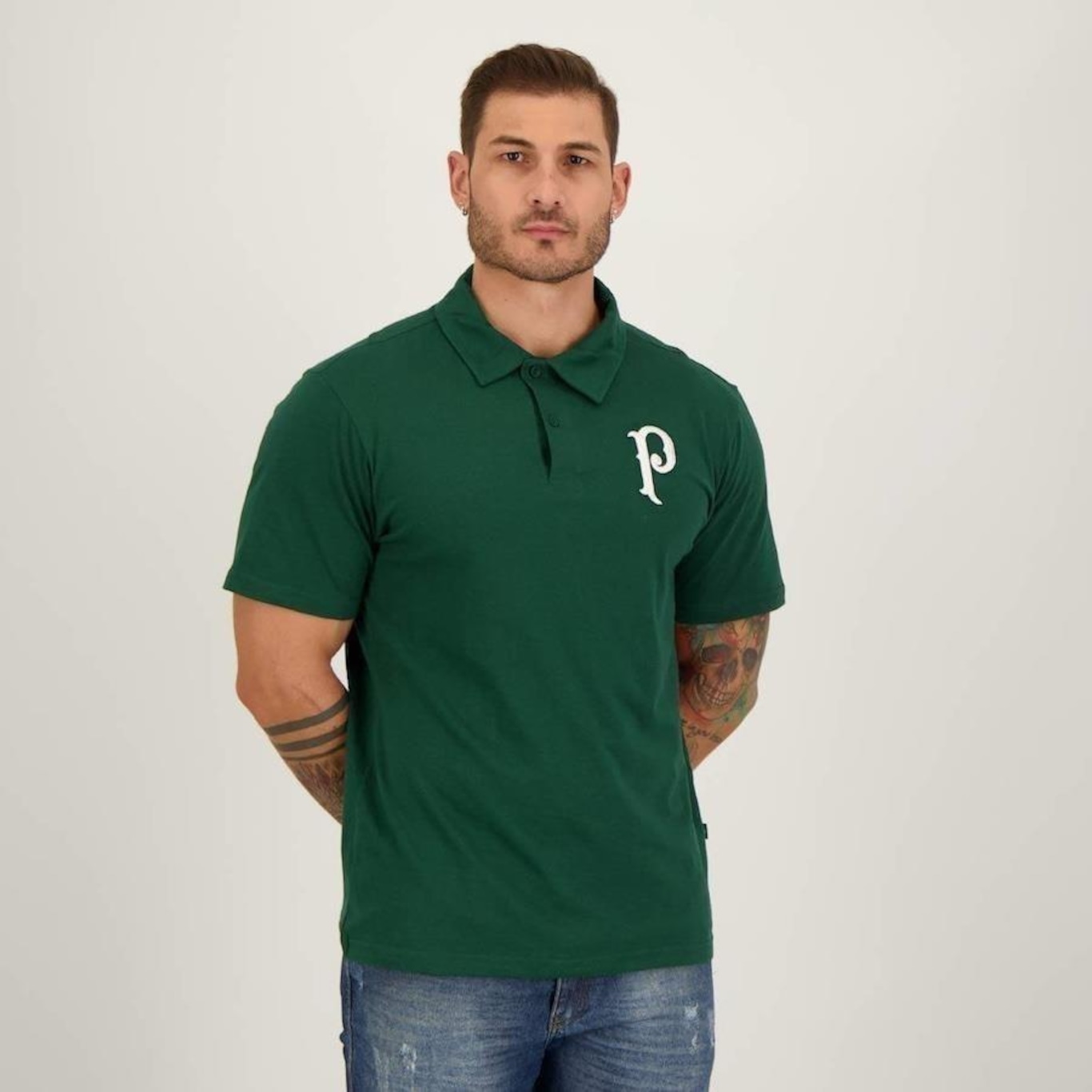 Camisa Polo do Palmeiras Classica Futfanatics - Masculina - Foto 4