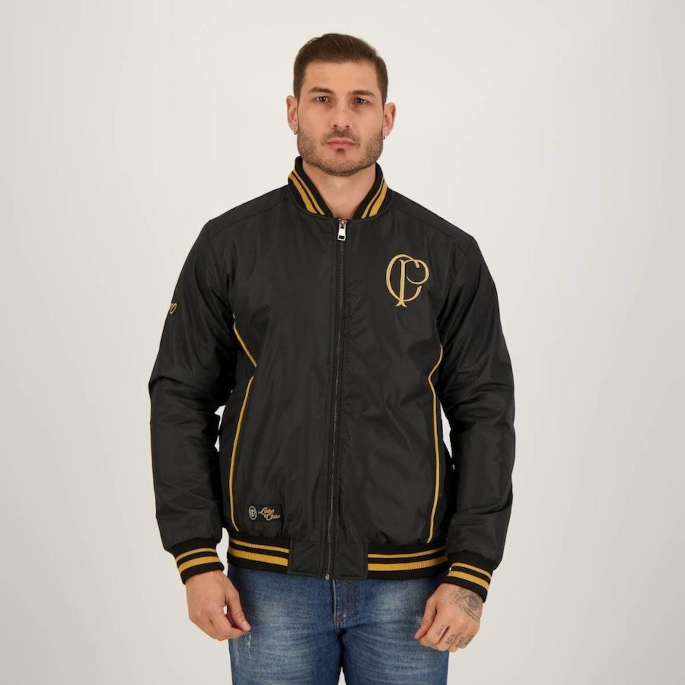 Jaqueta Corinthians Bomber Futfanatics - Masculina - Foto 1