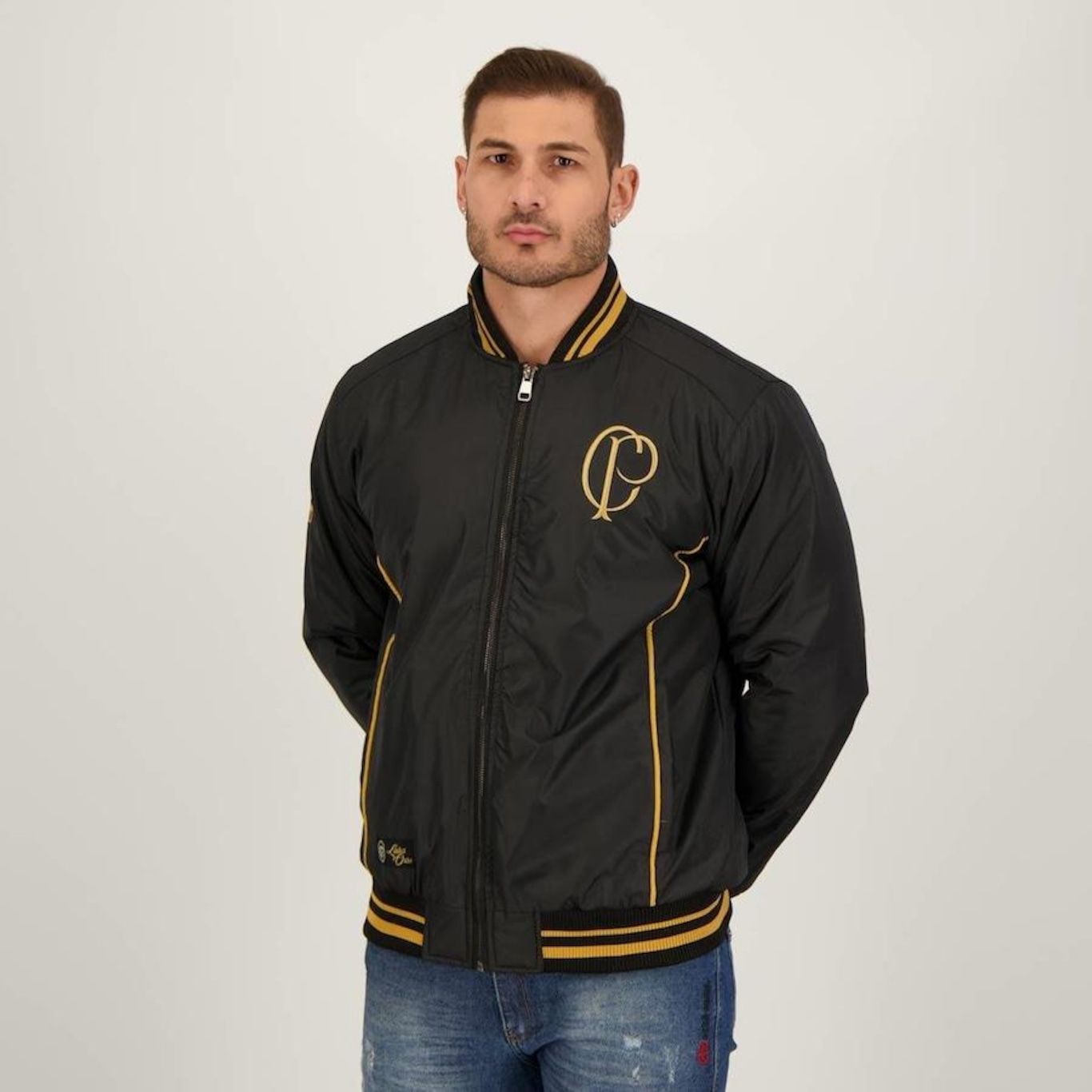 Jaqueta Corinthians Bomber Futfanatics - Masculina - Foto 2