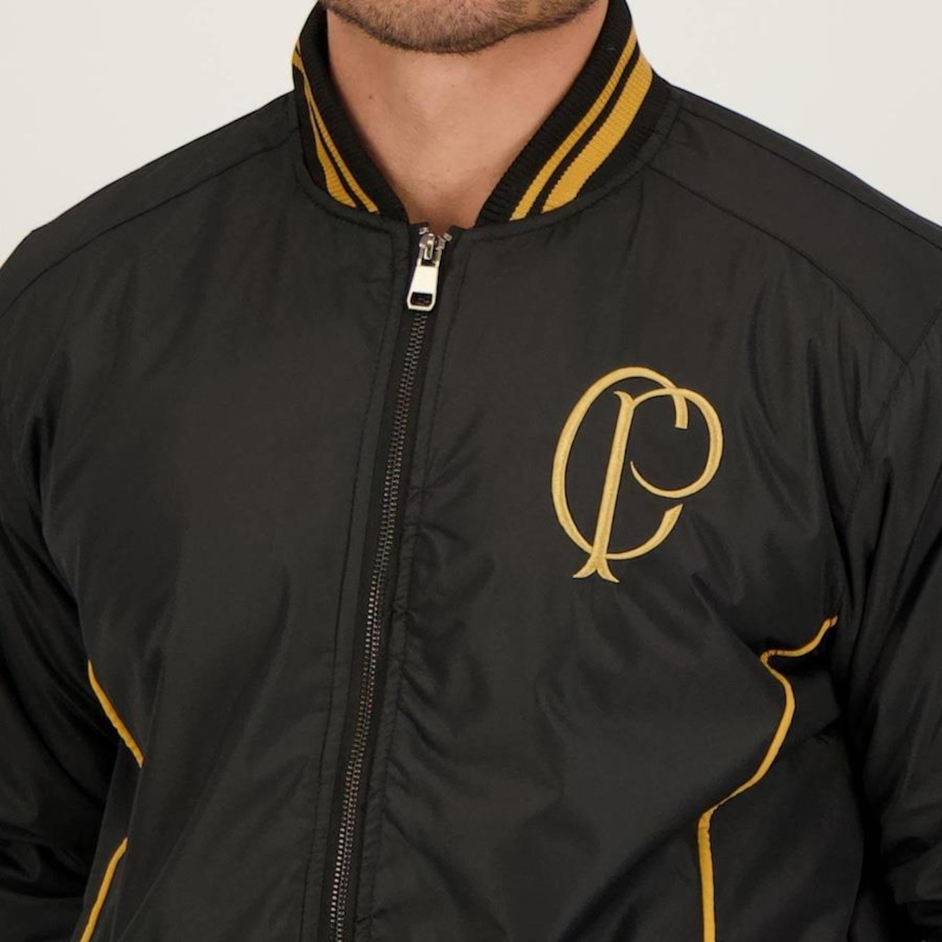 Jaqueta Corinthians Bomber Futfanatics - Masculina - Foto 4