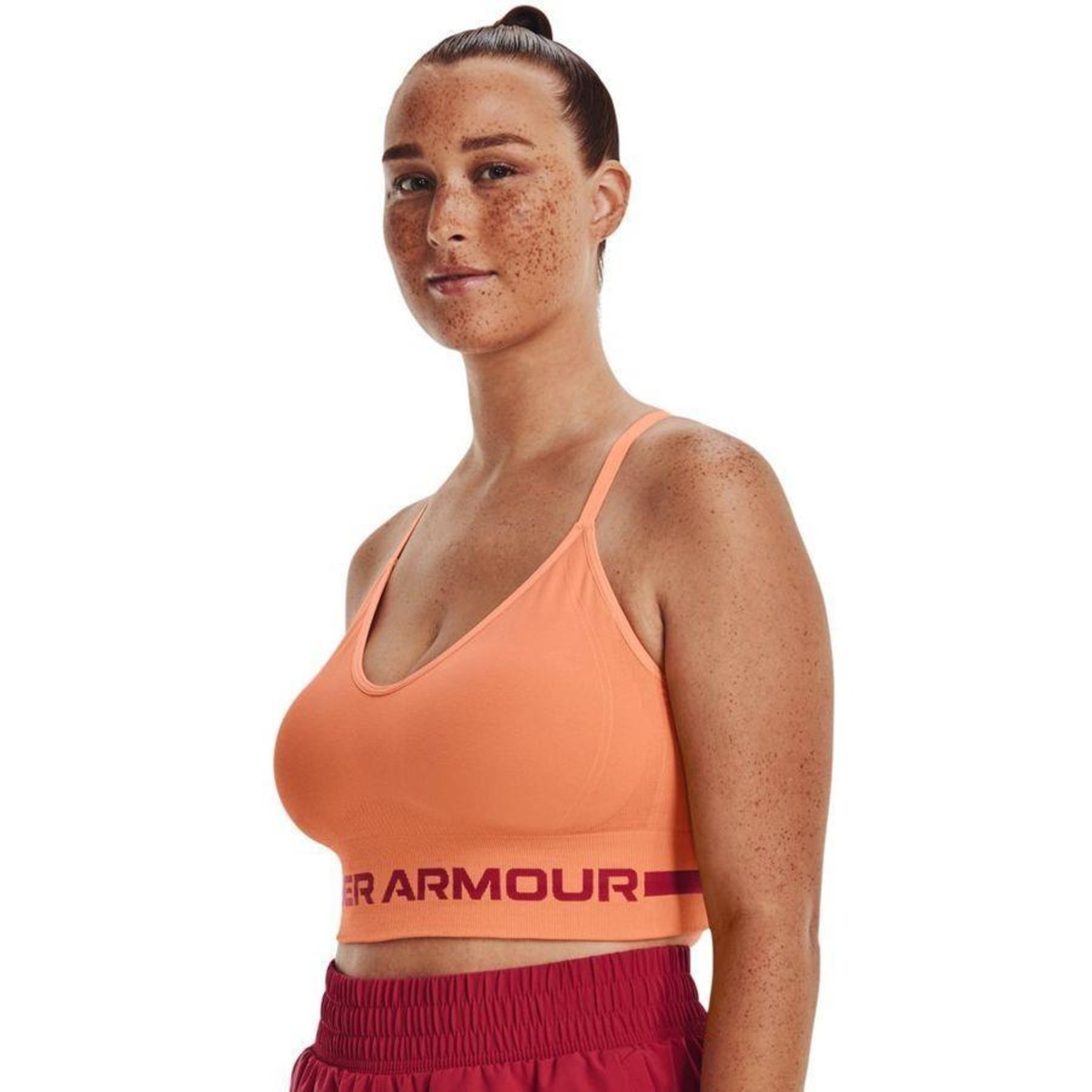 Top Fitness Under Armour Seamless Low Long Bra - Feminino em