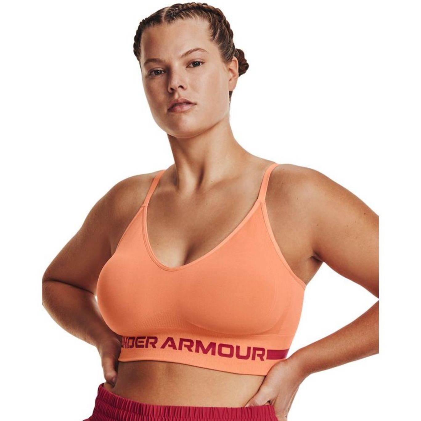 Top Fitness Under Armour Seamless Low Long Bra - Feminino em