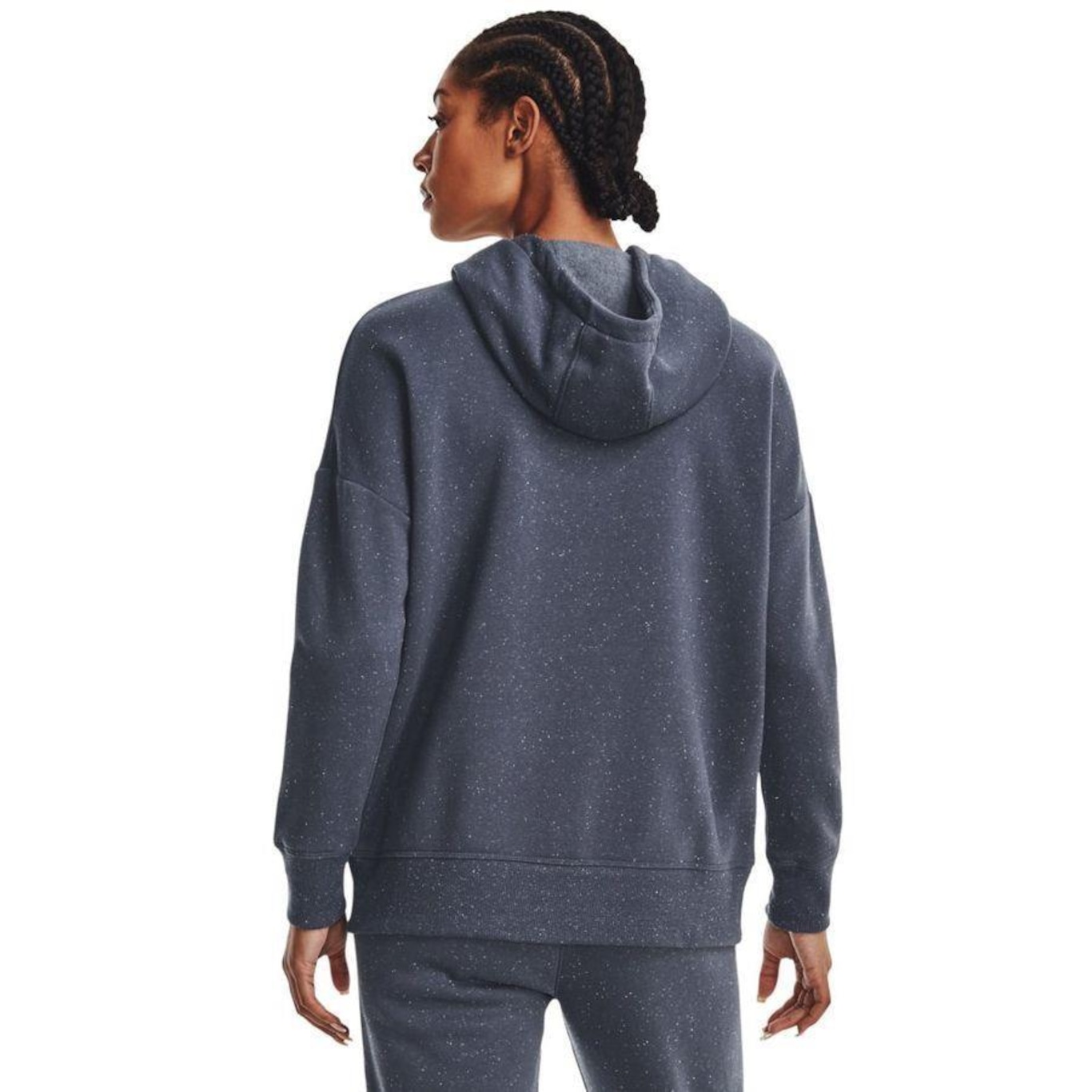 Jaqueta de Moletom com Capuz Under Armour Rival Fleece FZ Hoodie - Feminina - Foto 3