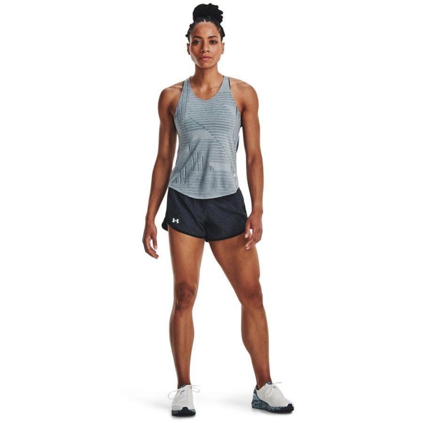 Shorts Under Armour Fly By 2.0 Printed- Feminino - Foto 2