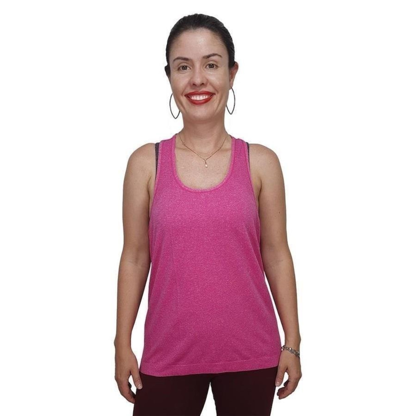 Camiseta Regata Selene sem Costura - Feminina - Foto 1