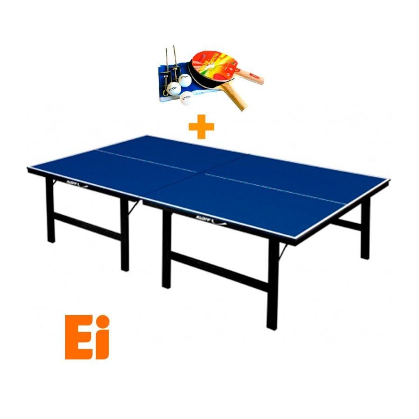 Mesa de ping pong cor preta mdp 15mm 1010 klopf + kit Completo 5031 + Capa  Para Mesa Aberta/Montada 7001 em Promoção na Americanas