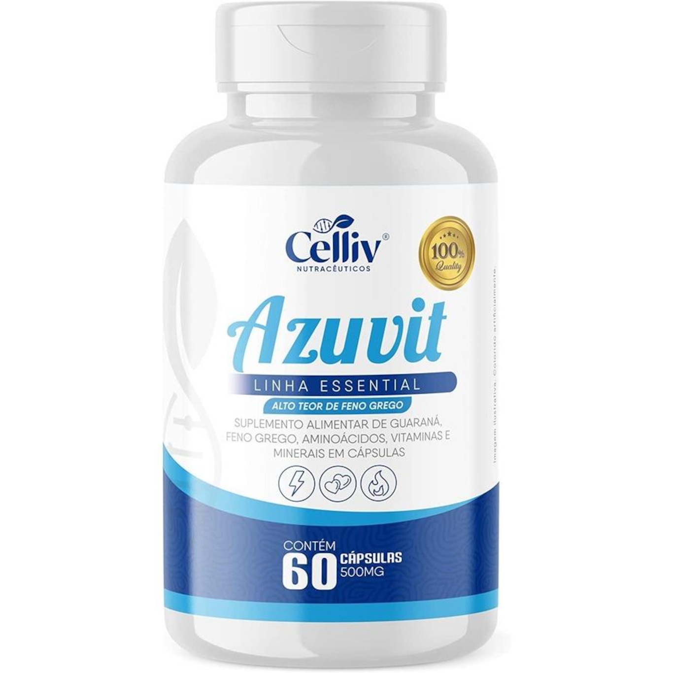 Kit Azuvit Celliv - 60 Cápsulas - 3 Unds | Centauro