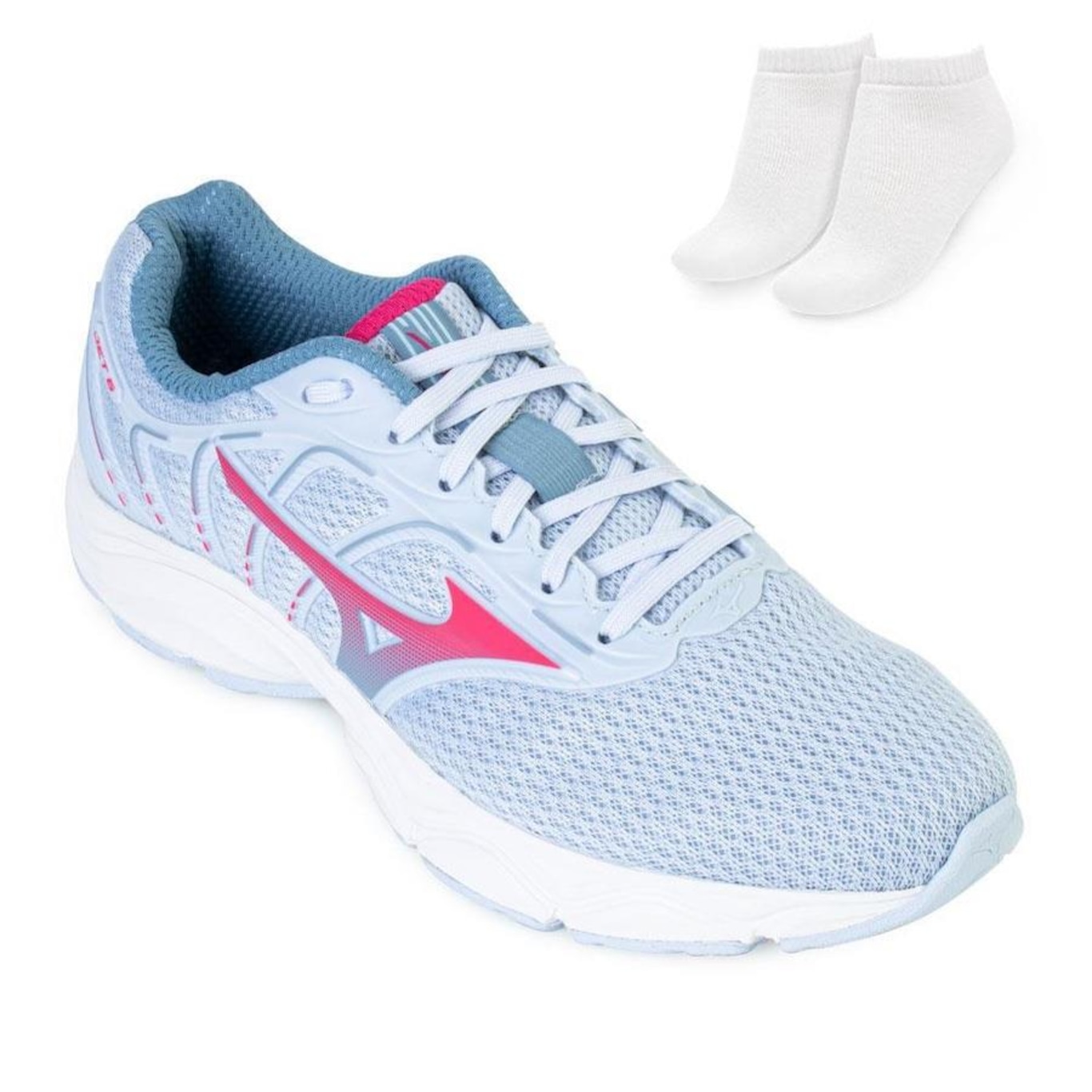 Tênis Mizuno Jet 6 + Par de Meias MZ23 - Feminino - Foto 1