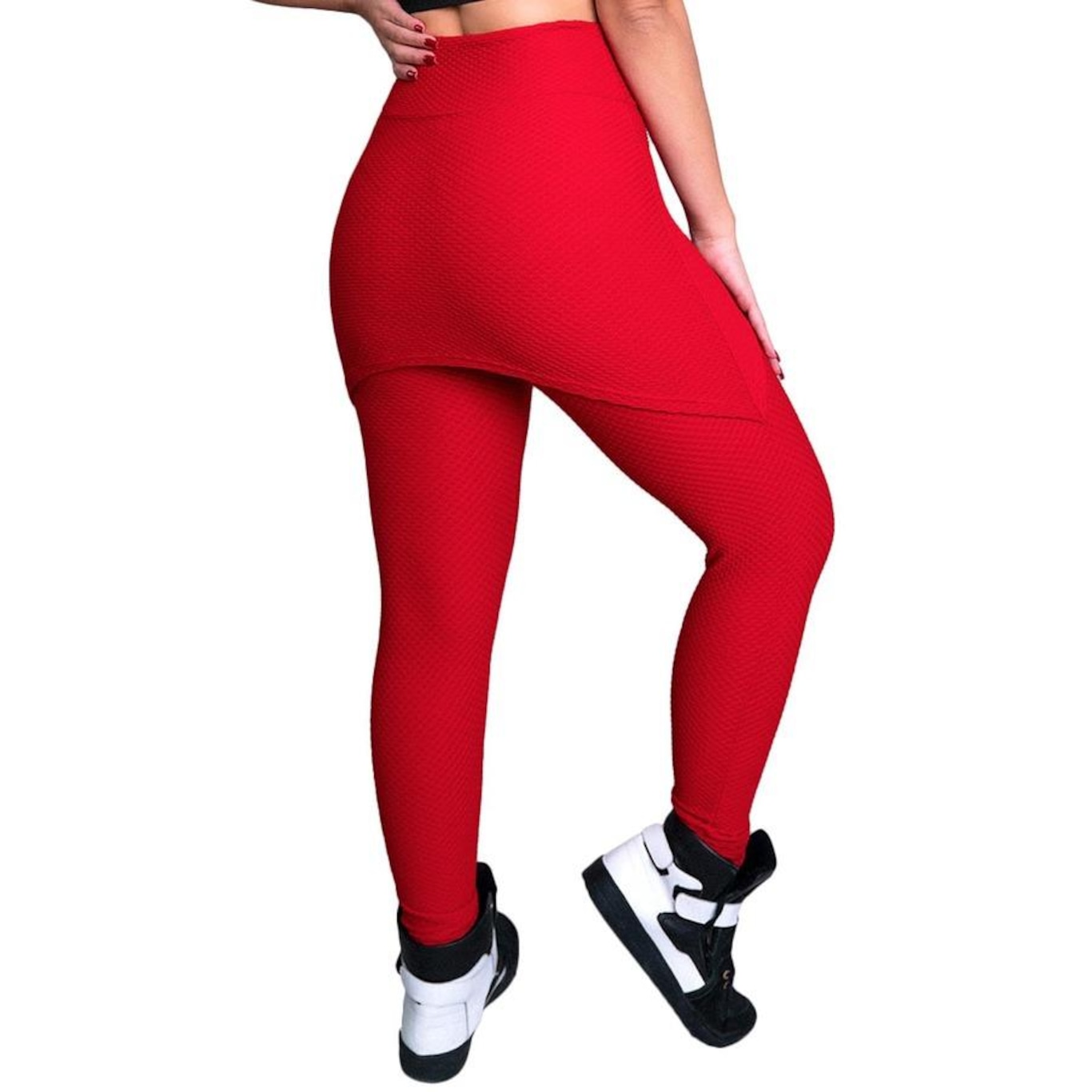 Calça Legging MVB Modas Bolha Saia - Feminina - Foto 2