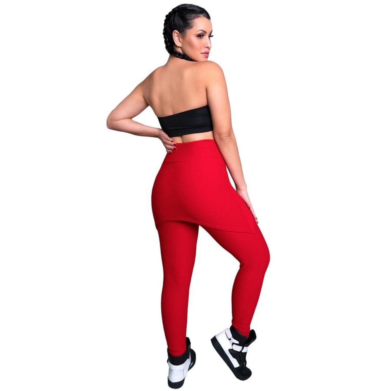 Calça Legging MVB Modas Bolha Saia - Feminina - Foto 4