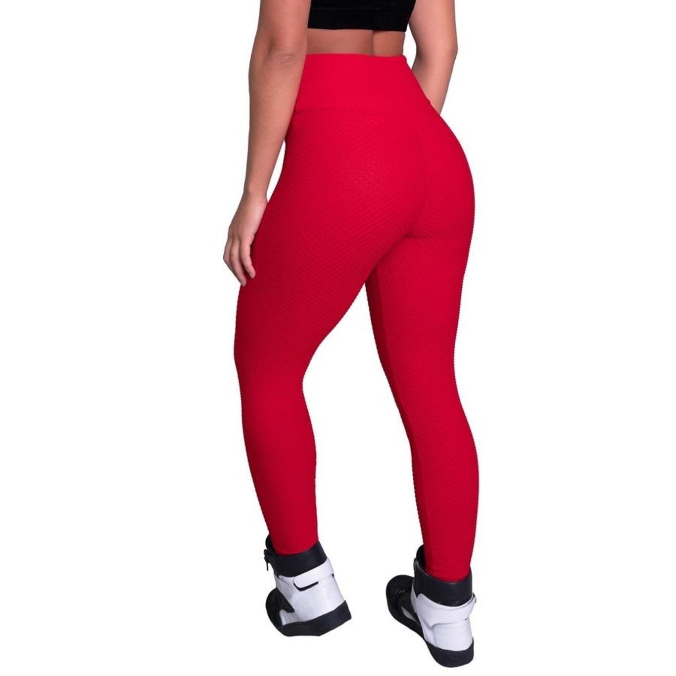 Calça Legging Mvb Modas Cintura Alta Bolha - Feminina - Foto 2