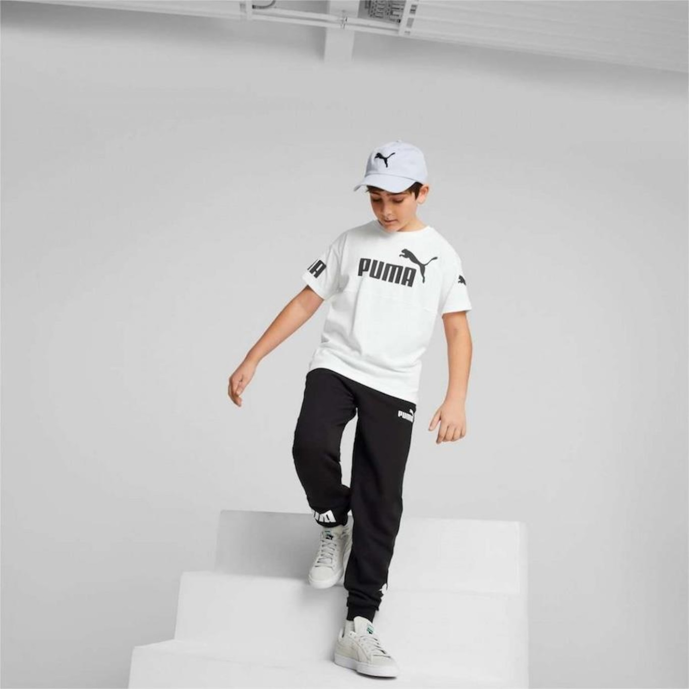 Boné Puma Aba Curva Strapback Essentials - Infantil - Foto 3