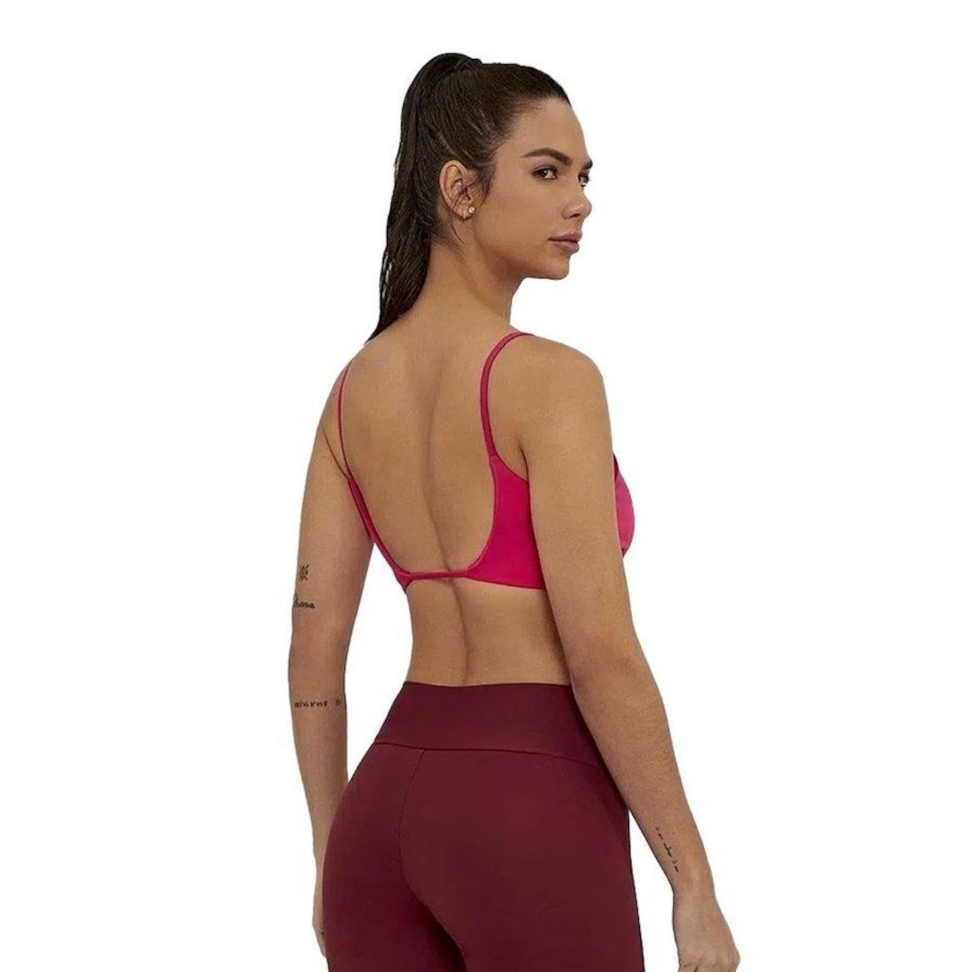 Top Fitness com Bojo Alto Giro Hyper Pink - Feminino - Foto 3