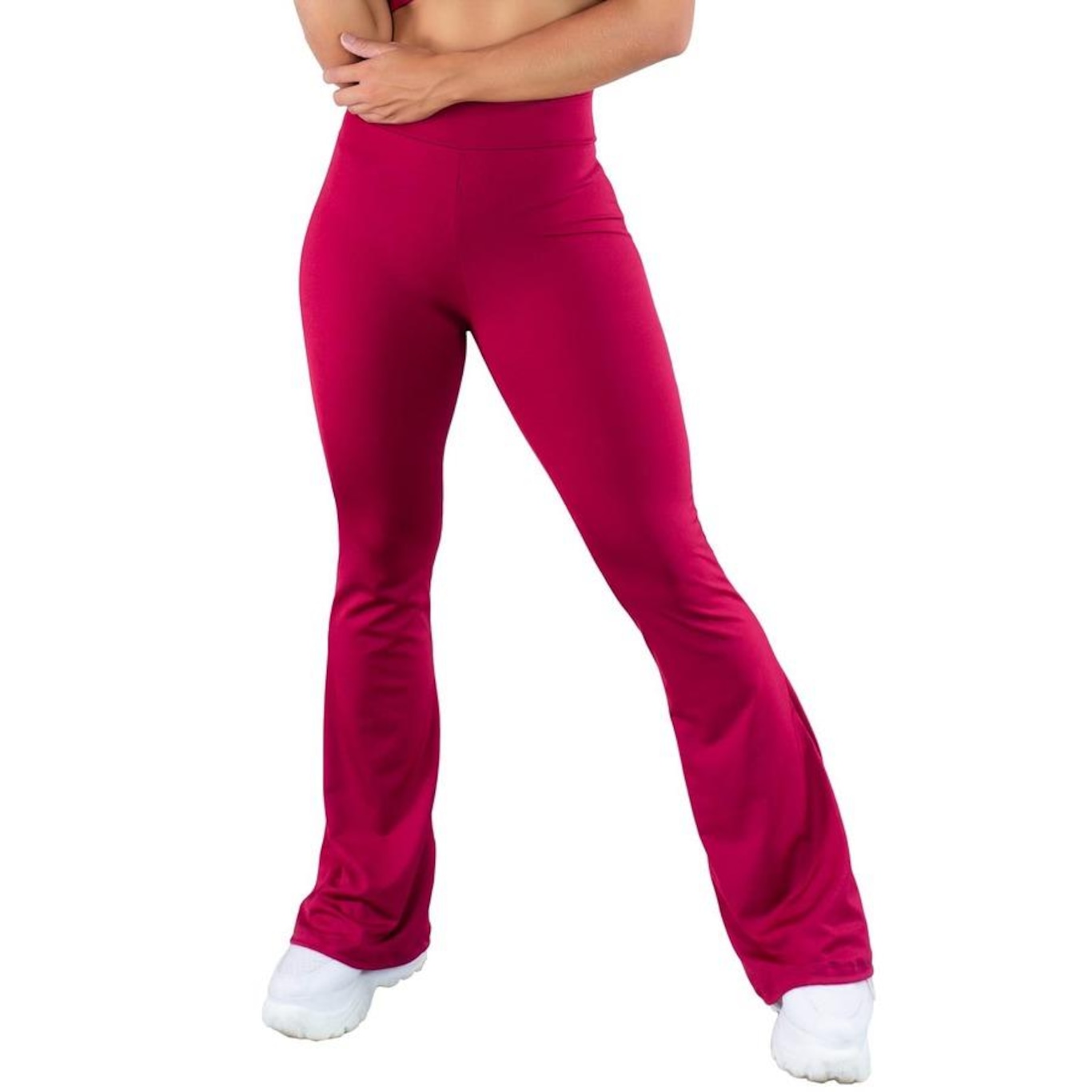 Calça Bailarina MVB Modas Flare Pantalona Suplex - Feminina - Foto 1