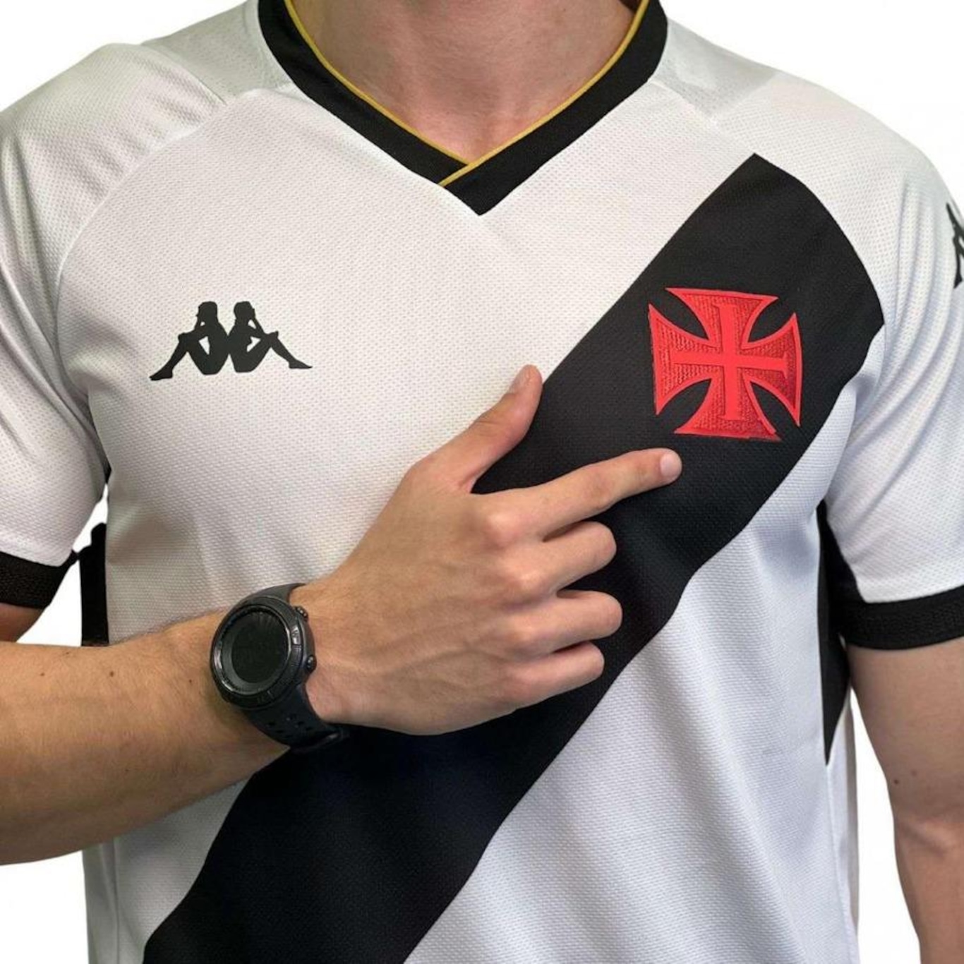 Camisa 2 do Vasco da Gama 2324 SN° Jogador Kappa - Masculina - Foto 4