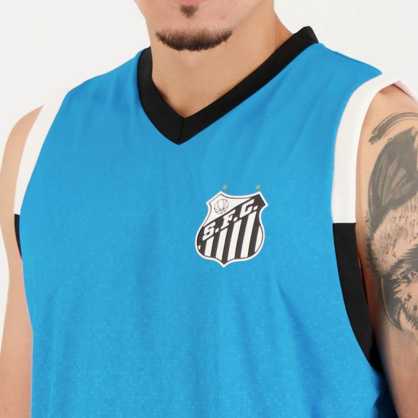 Camiseta Regata do Santos Sandbox Futfanatics - Masculina - Foto 4