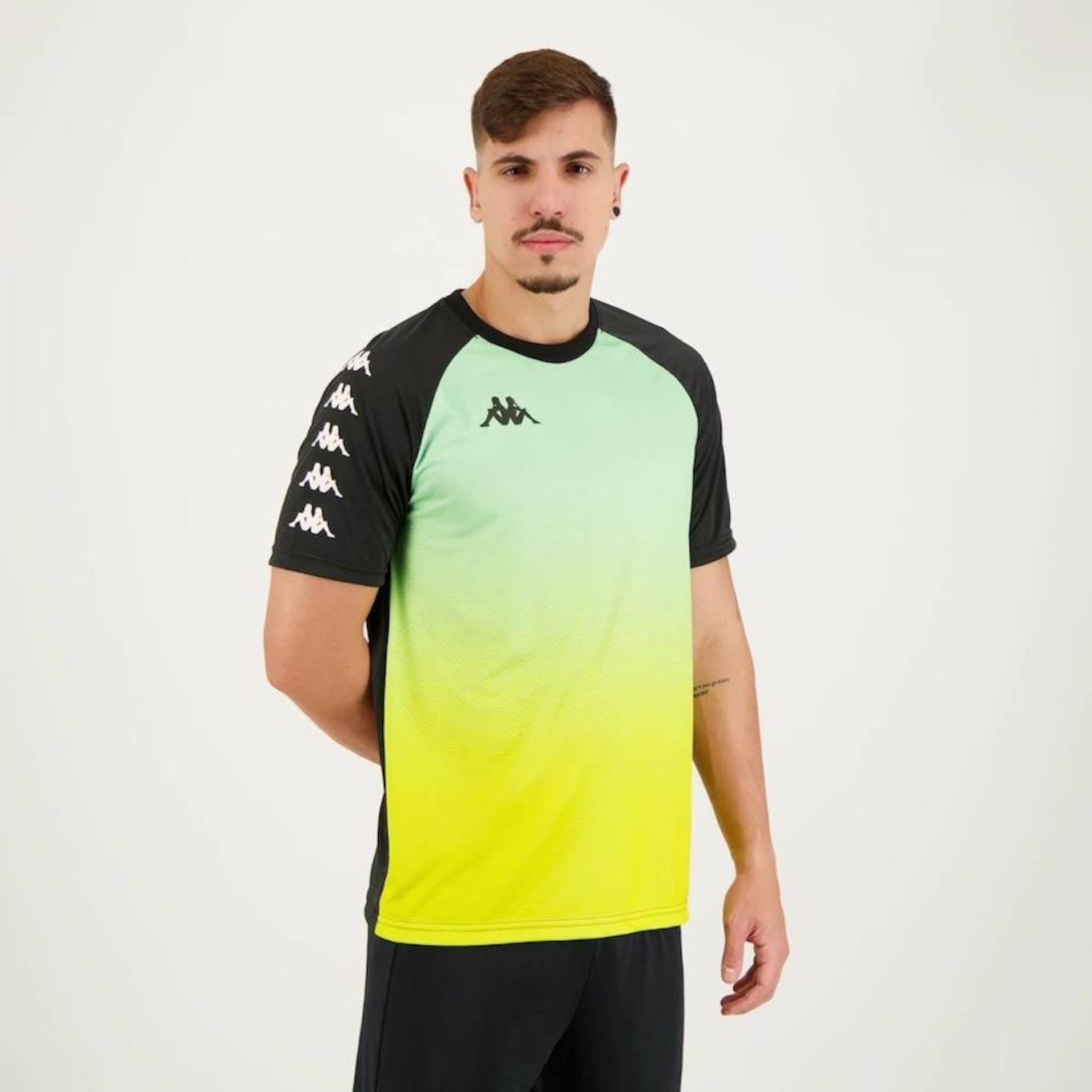 Camiseta Kappa Sportswear Masculina - Preto